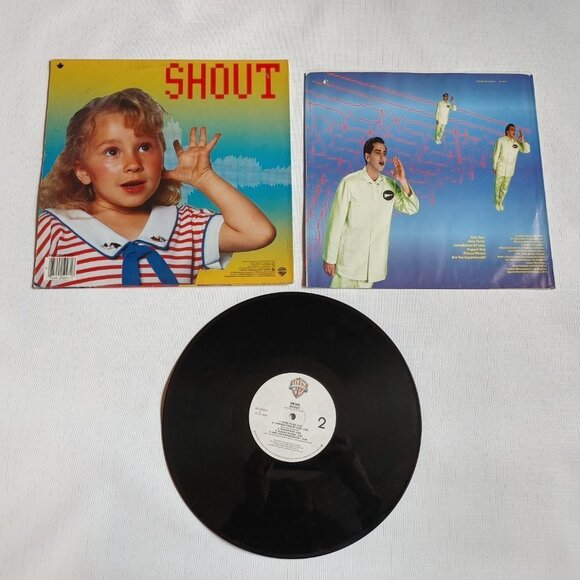 Devo Shout LP Vinyl Warner Bros 1984 With Inner Sleeve - Picture 2 of 6